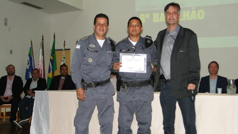 8º Batalhão apresenta relatório operacional de 2018.Homicídios reduziram 44%.