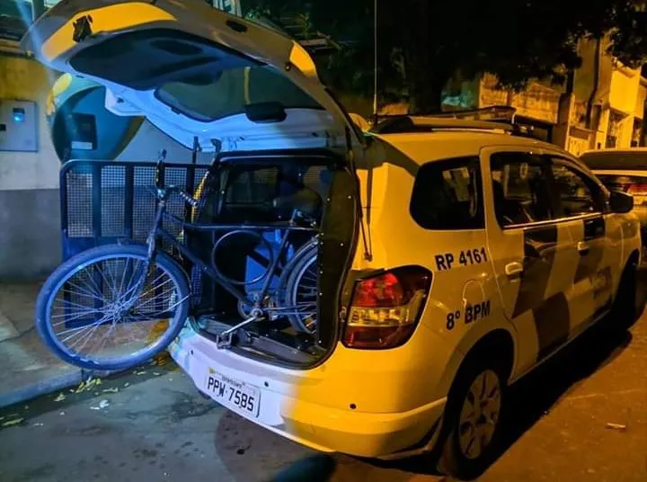 Polícia Militar recupera em Colatina Velha bicicleta produto de furto