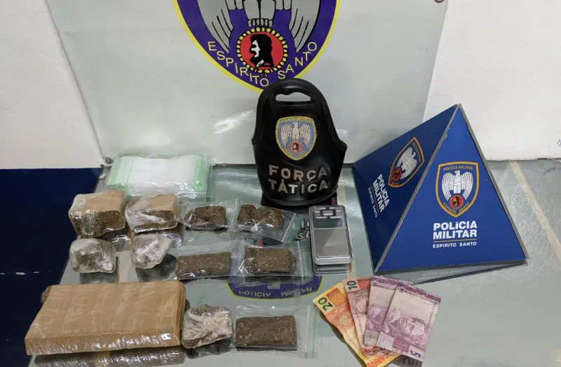 Homem esconde quase 1 kg de maconha dentro de computador em Colatina e polícia descobre