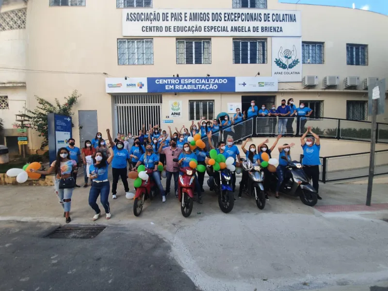 Apae faz carreata pelo centro de Colatina para encerrar a Semana Nacional da Pessoa com Deficiência Intelectual e Múltipla