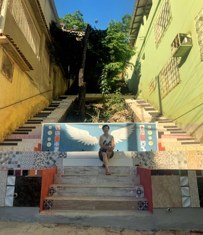 Escadaria de Colatina inspirada na Selarón promete ser ponto turístico na cidade.