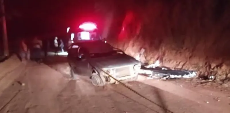 Motorista embriagado sofre acidente e carona do veículo morre em Marilândia