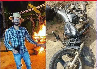 Colisão entre moto e carro mata professor em rodovia de Governador Lindenberg