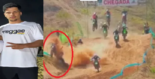 Vídeo: colatinense de 18 anos sofre acidente e morre em campeonato de motocross em Minas Gerais