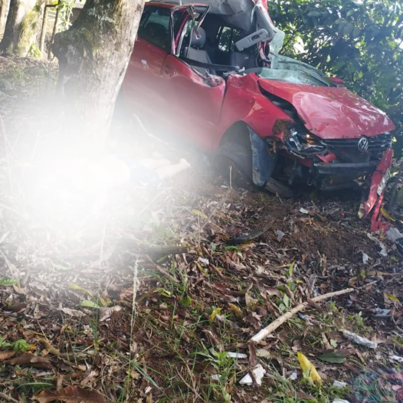 Jovem de 21 anos morre em acidente nas proximidades da entrada de Lajinha de Pancas nesta quinta-feira (23)