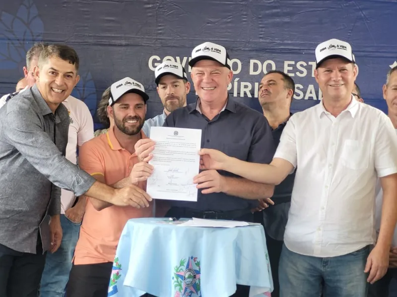 Governador Casagrande inaugura obras e anuncia novos investimentos em Marilândia