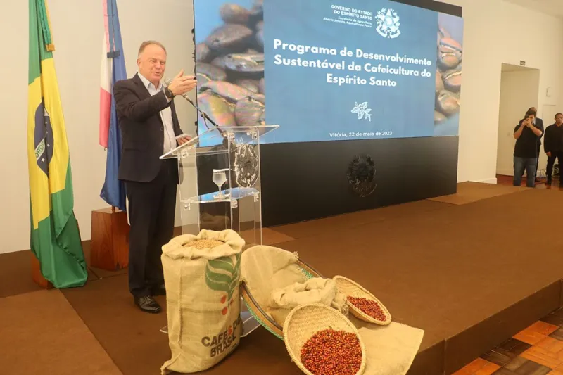 Casagrande lança Programa de Desenvolvimento Sustentável da Cafeicultura do Espírito Santo
