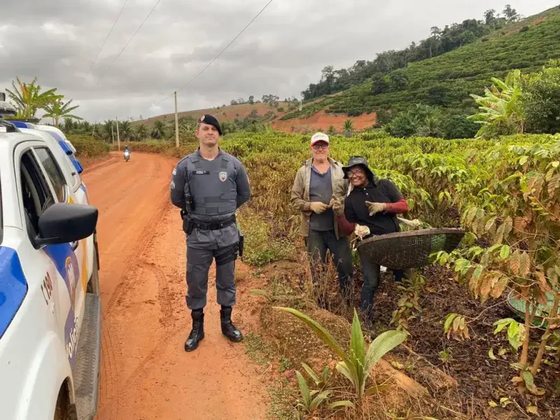 Patrulha Rural intensifica policiamento durante colheita do café em Colatina