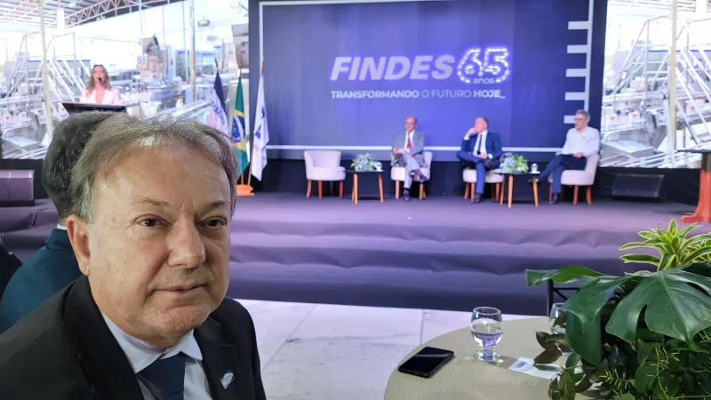 Prefeito de Colatina, Guerino Balestrassi, participa do encontro com o vice-presidente Geraldo Alckmin