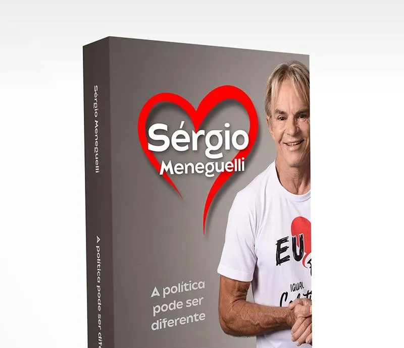 O livro com a biografia de Sérgio Meneguelli será lançado em outubro. Será vendido até na Amazon