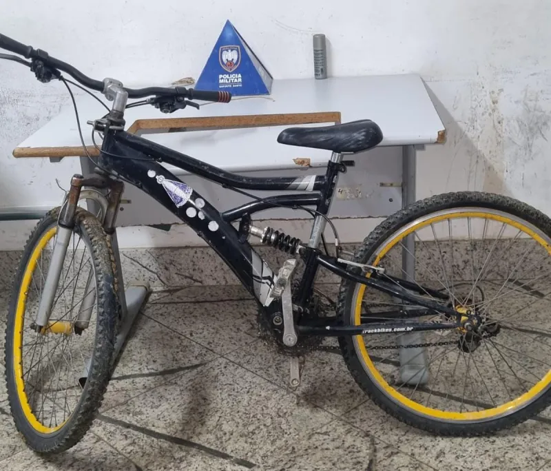 Bicicleta furtada no bairro Honório Fraga, é encontrada em Itapina