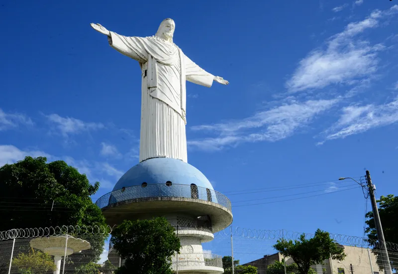 Cristo Redentor em Colatina está sendo revitalizado