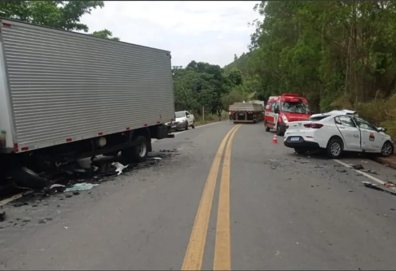 Motorista da Prefeitura de Colatina morre em acidente na manhã desta quinta-feira (19) na BR 259