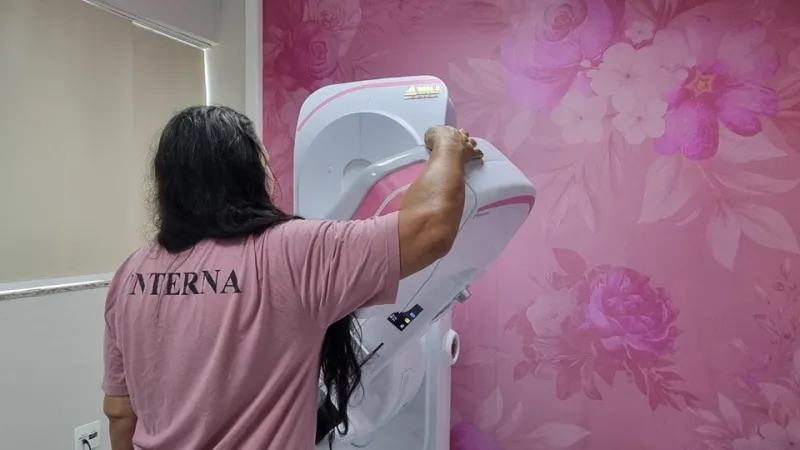 Outubro Rosa: Internas do Centro Prisional Feminino de Colatina passam por exames de mamografia