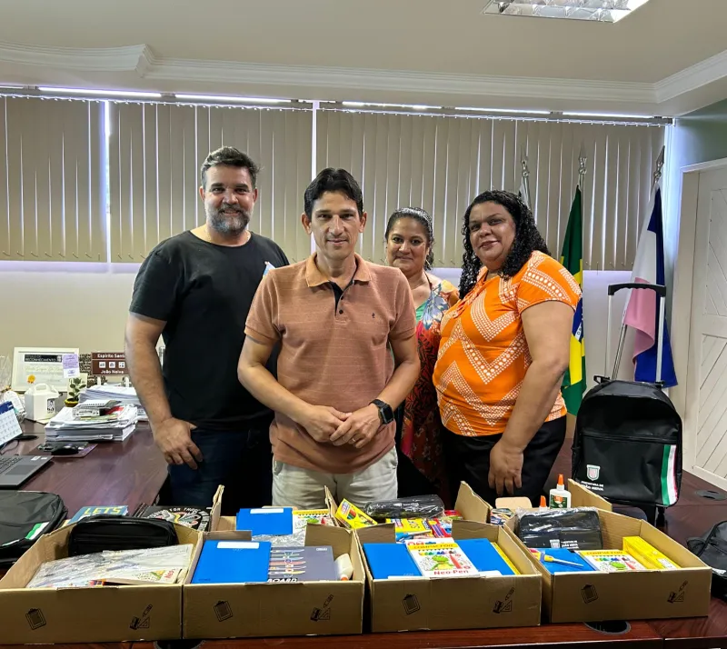 João Neiva vai entregar kits de material escolar para todos os alunos da rede municipal