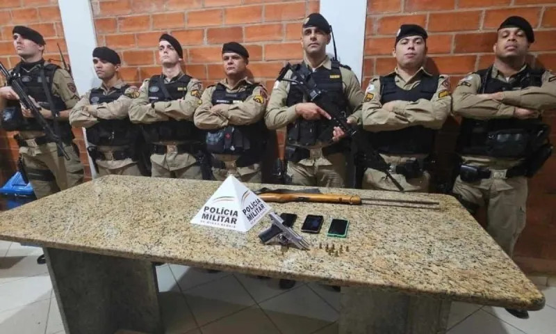 Polícia Militar de Minas, prende suspeito de assassinato em Barra de São Francisco