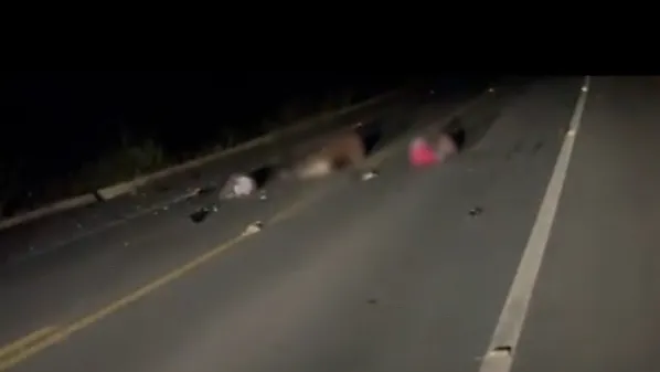 Jovem morre e adolescente fica ferida após colisão de moto com cavalo entre Boa Esperança e Pinheiros