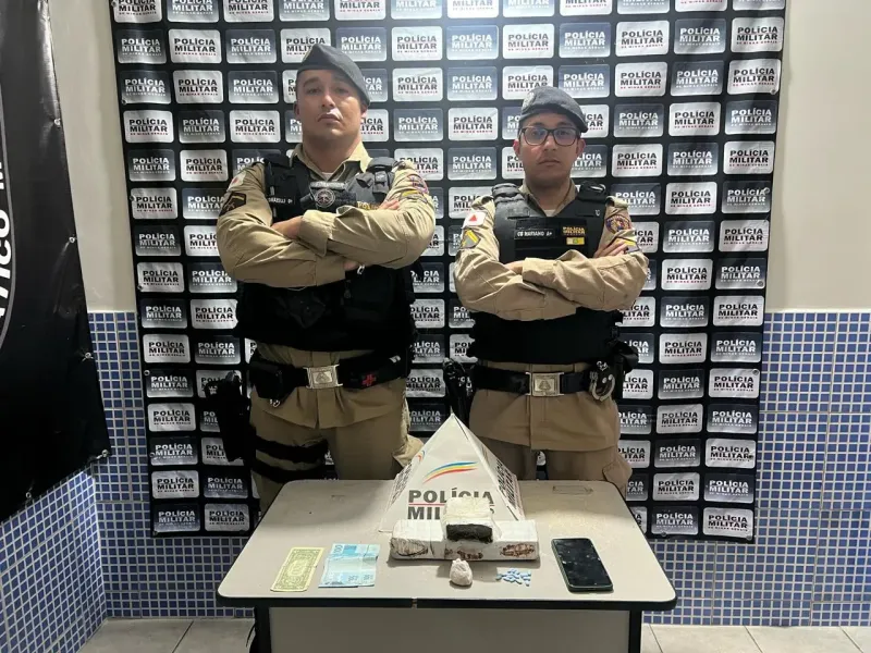 Homem é preso pela quarta vez por tráfico de drogas, dessa vez em Aimorés