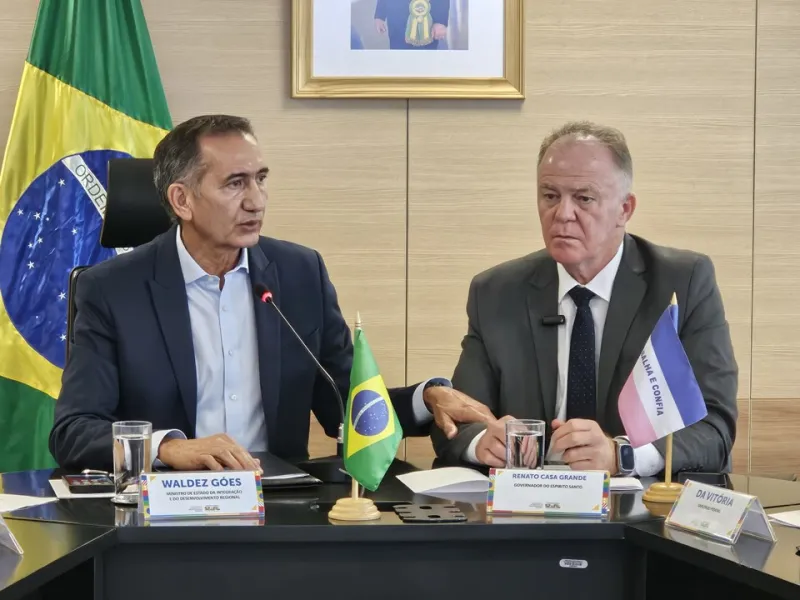 Governador Renato Casagrande e Ministério da Integração discutem reconstrução após chuvas