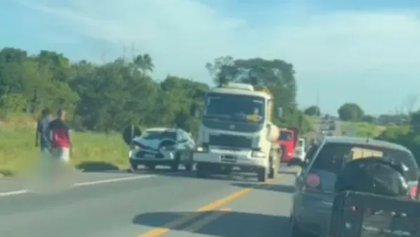 Tragédia na BR 101: ciclista de 26 anos morre em acidente envolvendo carro em São Mateus