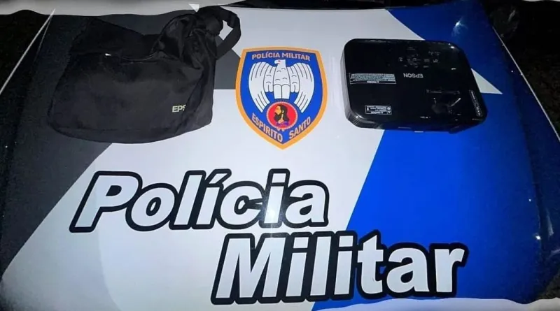 Polícia Militar de Colatina recupera projetor furtado na Secretaria de Saúde