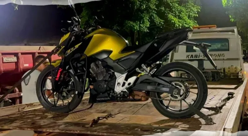 Moto ‘clonada’ em Minas Gerais é recuperada pela PM em Marilândia