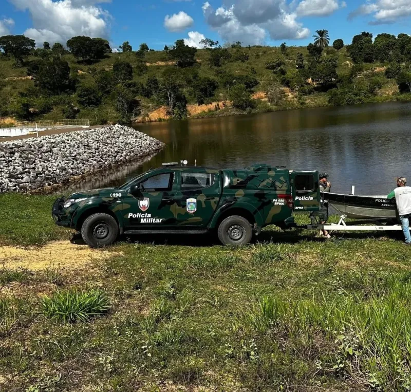 Operação da Polícia Ambiental combate pesca ilegal na barragem Walter José Matielo no Noroeste do ES