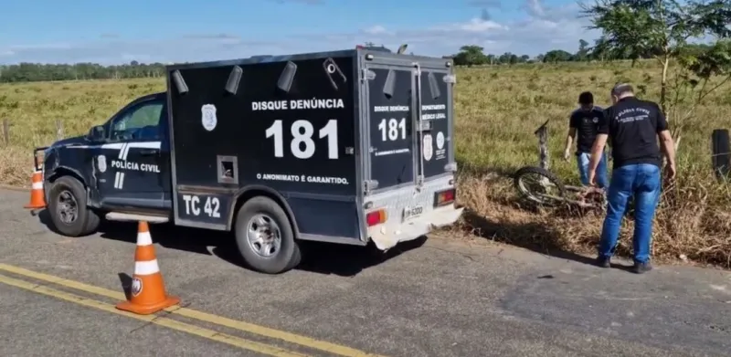 Linhares: motociclista perde a vida em colisão fatal com poste