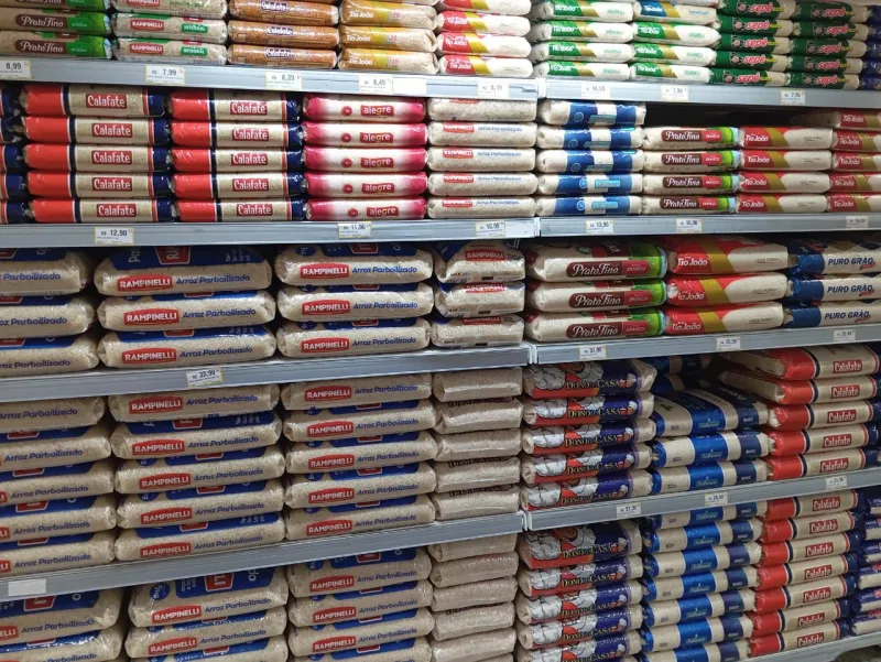 Arroz deixa de ser limitado para compra em supermercados de Colatina