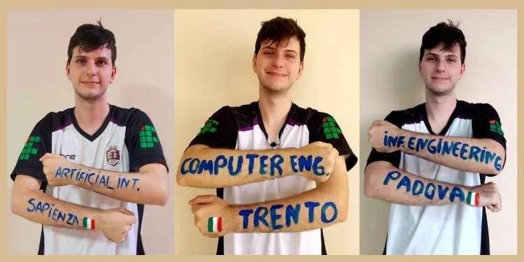 Aluno do IFES Colatina é aprovado em três universidades italianas e escolhe estudar Engenharia na Università degli Studi di Trento