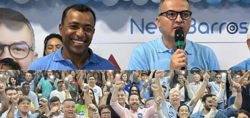 Convenções em Colatina e Baixo Guandu oficializam candidaturas de Renzo Vasconcelos e Neto Barros a prefeito