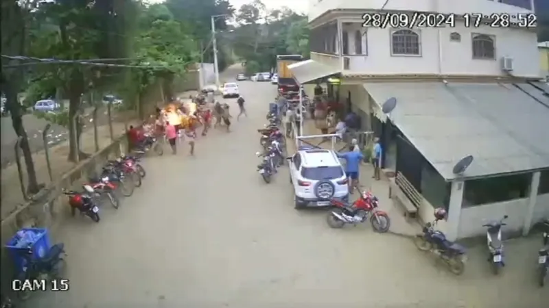 Vídeo: churrasqueira explode e deixa feridos em Laranja da Terra