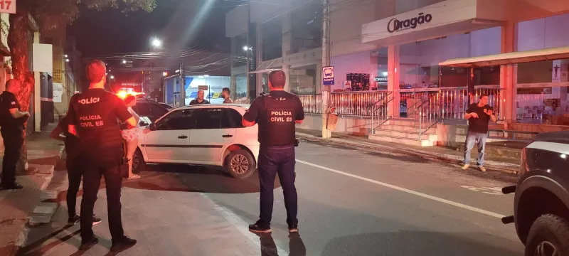 Polícia Civil realiza operação noturna para aumentar a segurança em Colatina