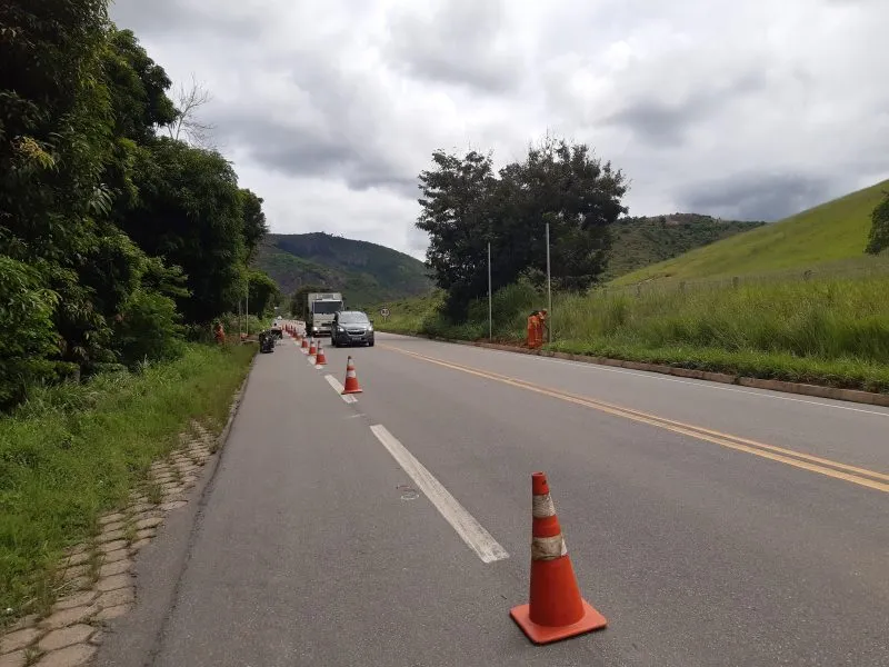 Trechos da BR-259 em Colatina, João Neiva e Baixo Guandu serão interditados a partir de quinta-feira (17) para aferição de radares