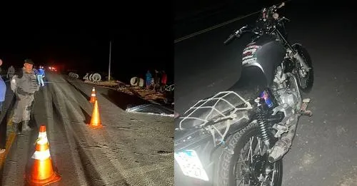 Sooretama: motociclista morre em acidente durante gravação de vídeos