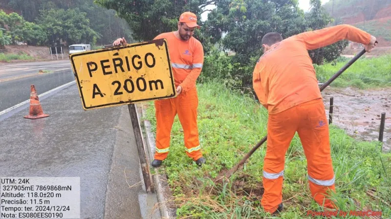 DER-ES faz manutenção e monitoramento de estradas e pontes na região norte e noroeste
