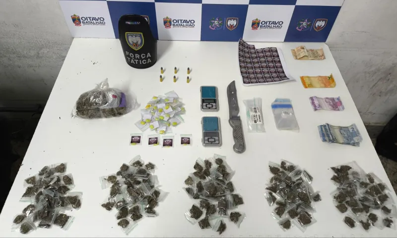 Polícia prende suspeito de organização criminosa “Tropa do Urso” e apreende drogas e munições, em Colatina
