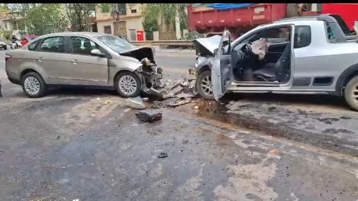 Vídeo: grave acidente em Santa Helena, em Colatina, deixa grávida ferida e mobiliza equipes de resgate