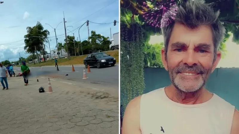 Vídeo: servidor do Saae morre atropelado por carreta na BR 101, em Sooretama