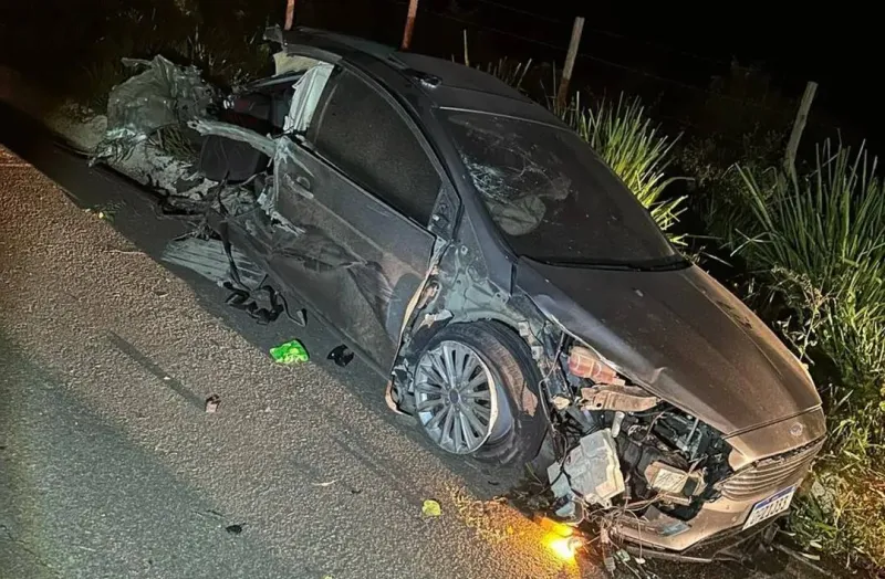 Casal é preso após acidente e tentativa de fuga em Colatina