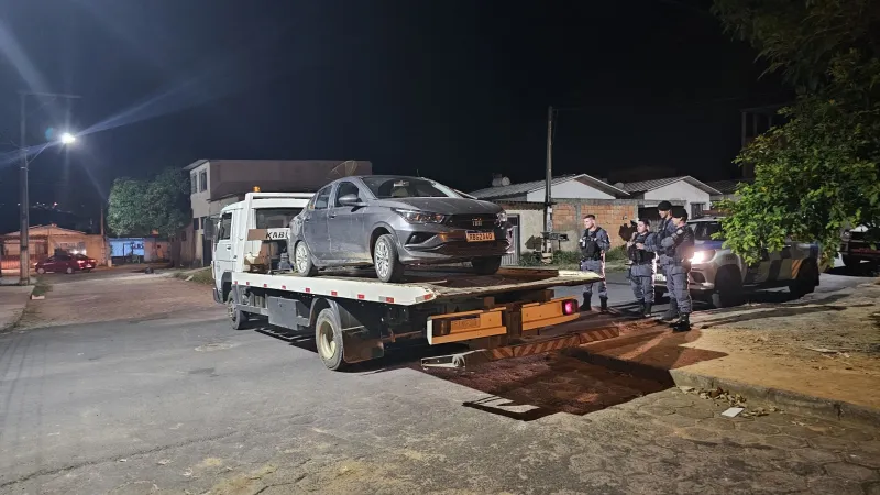 Força Tática da Polícia Militar recupera veículo roubado em Colatina