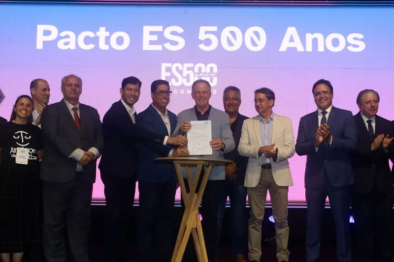 Casagrande assina projeto de governança do Plano ES 500 e lança plataforma digital para engajamento social