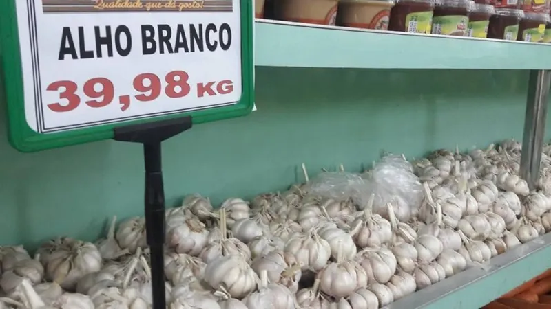Preço do alho dispara em Colatina e supera valor da carne