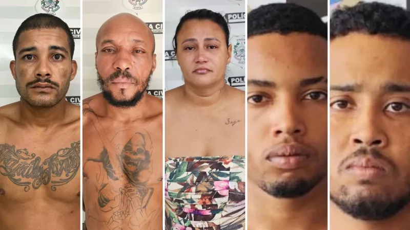Turistas de Minas feitos reféns no balneário de Jacaraípe: dona da casa era cúmplice dos criminosos