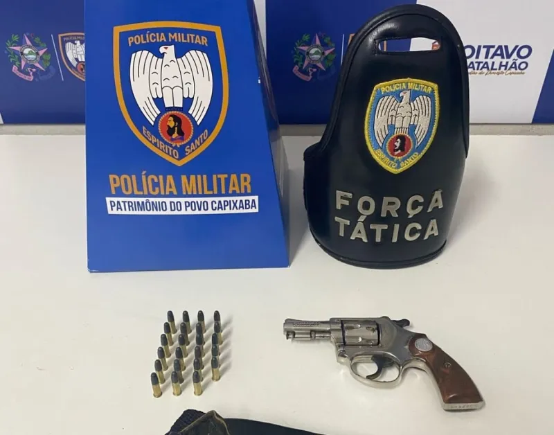 PM realiza apreensões de drogas, armas e prende dois indivíduos com mandado de prisão em Colatina