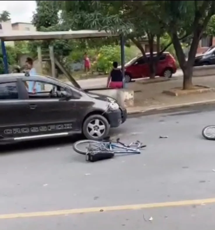 Adolescente de 14 anos é atropelado em Colatina e está internado em estado grave