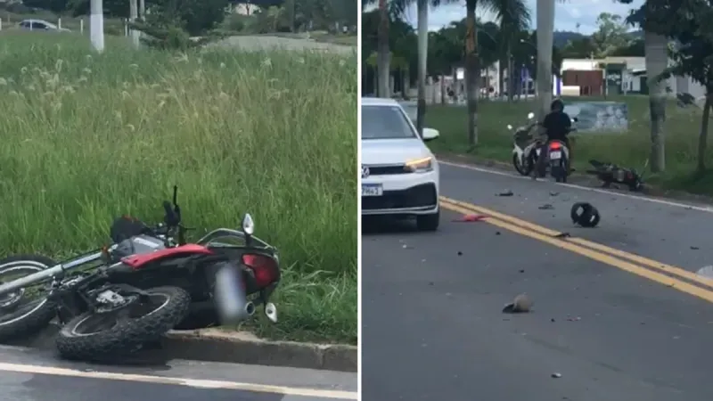 Grave acidente entre motos deixa dois mortos no bairro Aeroporto, em Nova Venécia