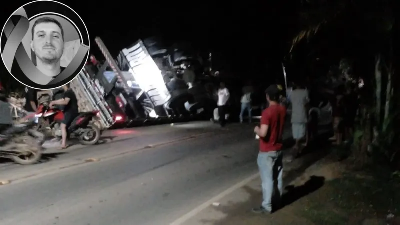 Fim de semana começa com mortes em estradas de Linhares e Santa Teresa; motorista de caminhão é preso