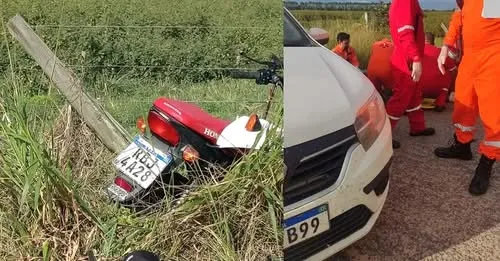 Motociclista morre após bater em cerca na estrada de acesso ao balneário de Povoação, em Linhares