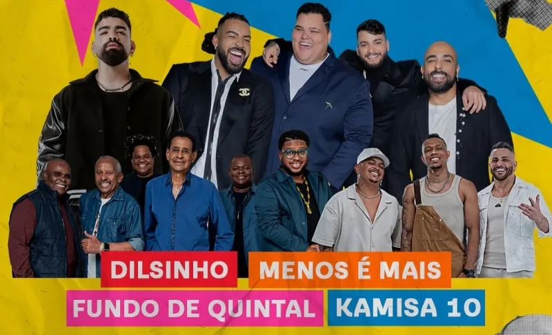 Pagode de peso no ES! SambaBrasil confirma grandes nomes e inicia vendas